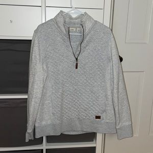 LLBean Quilted 1/4 Zip